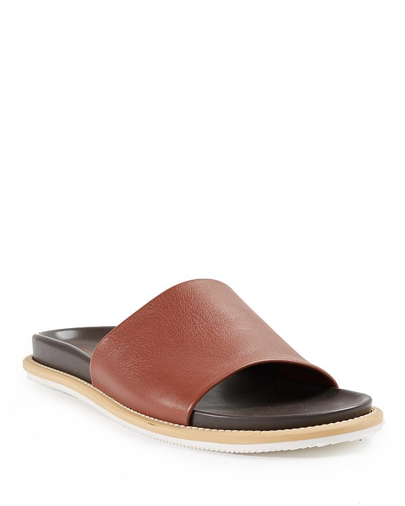 Mens Palma Leather Slide Sandals Product Image