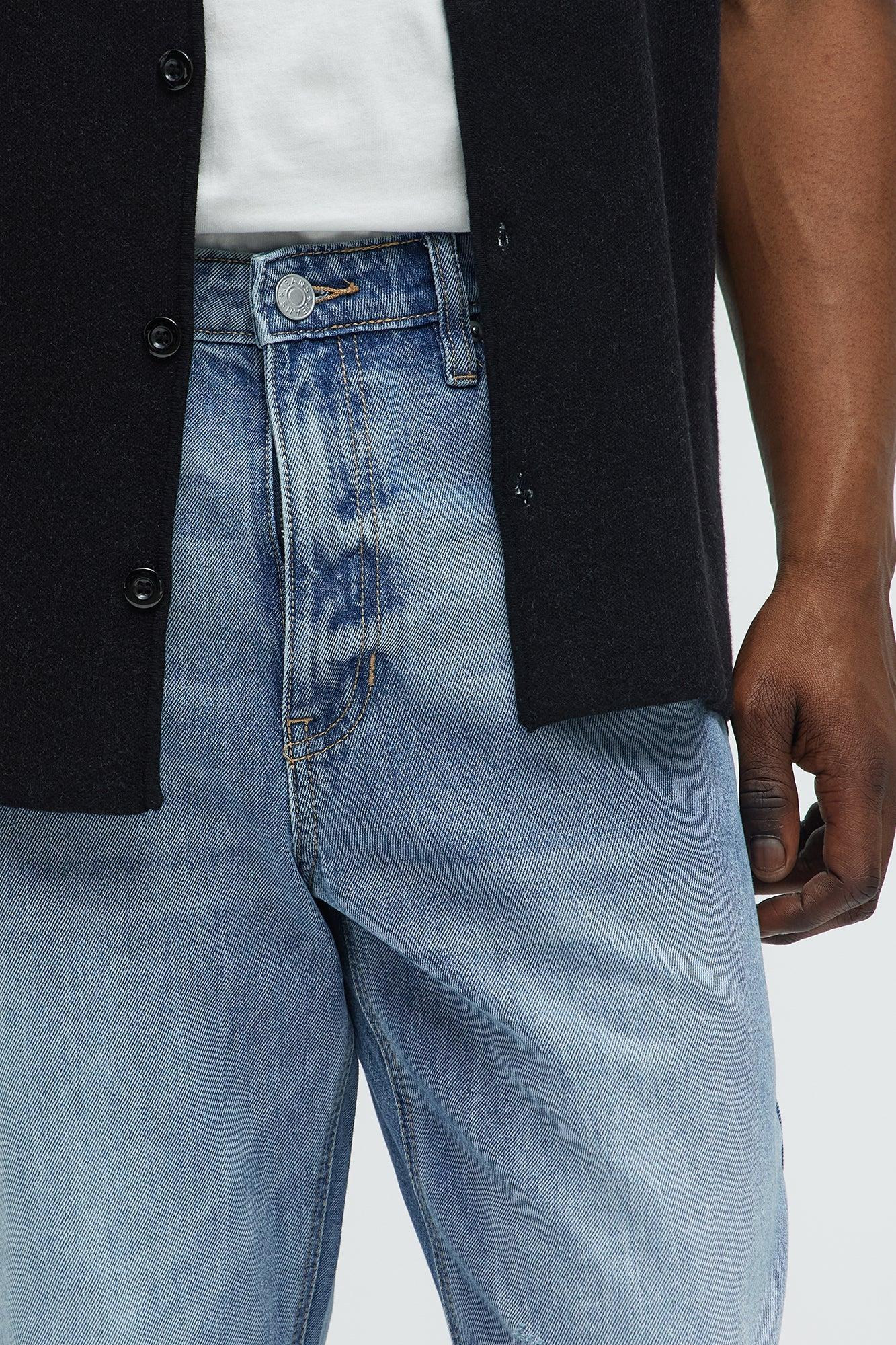 Stacked Slim Flare Make You Look Jeans - Medium Blue Wash Product Image
