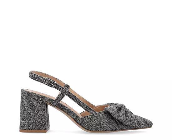 Journee Tailynn Women's Dressy Pumps, Size: 12 Wide, Grey Product Image