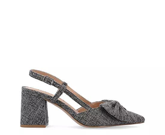 Journee Tailynn Women's Dressy Pumps, Size: 12 Wide, Grey Product Image