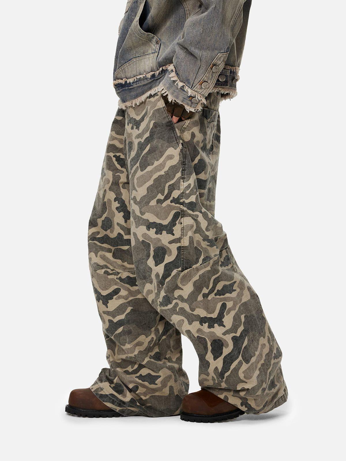 Aelfric Eden Wrinkle Camouflage Loose Jeans Product Image