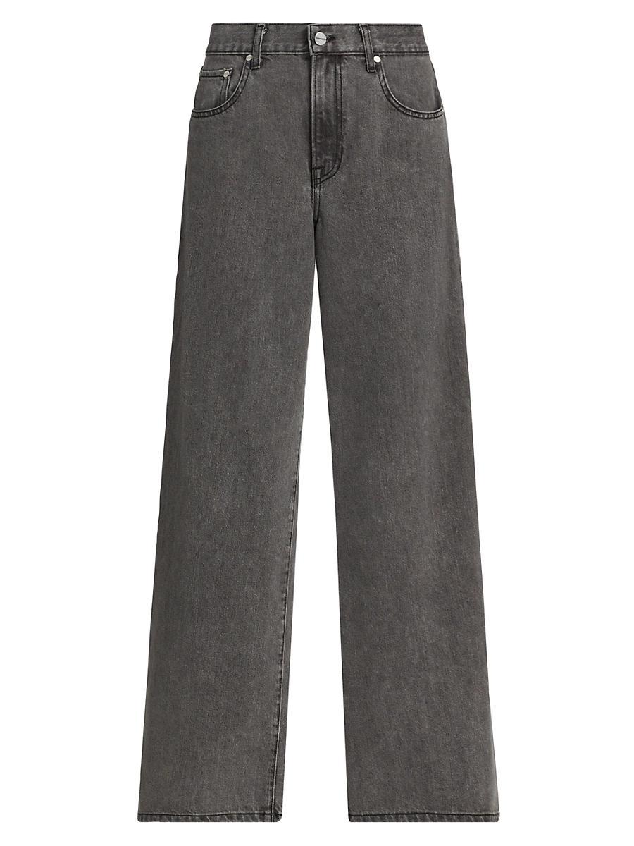 Womens Tiny Dancer Mid-Rise Wide-Leg Jeans Product Image