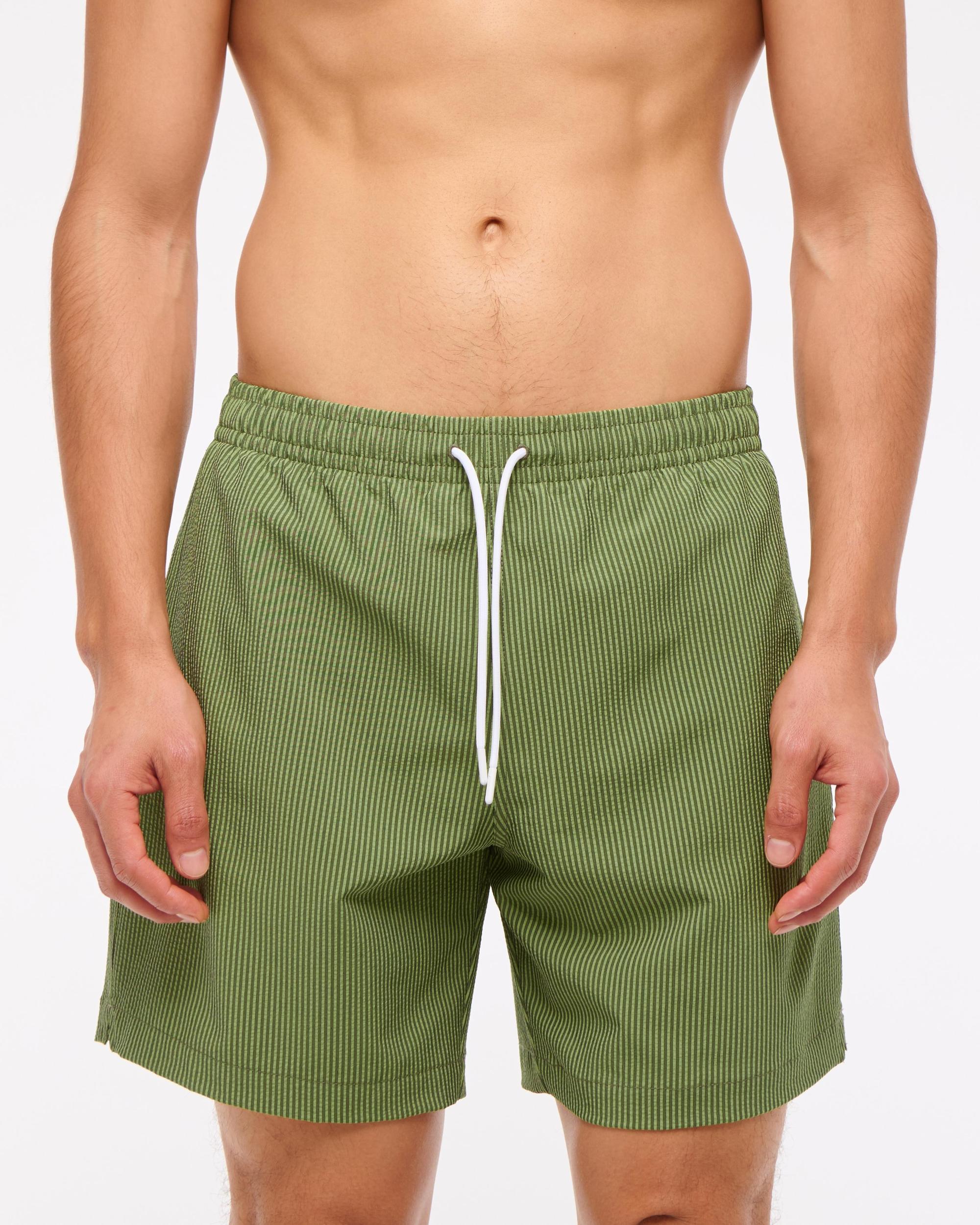 Pull-On Seersucker Swim Trunk Product Image
