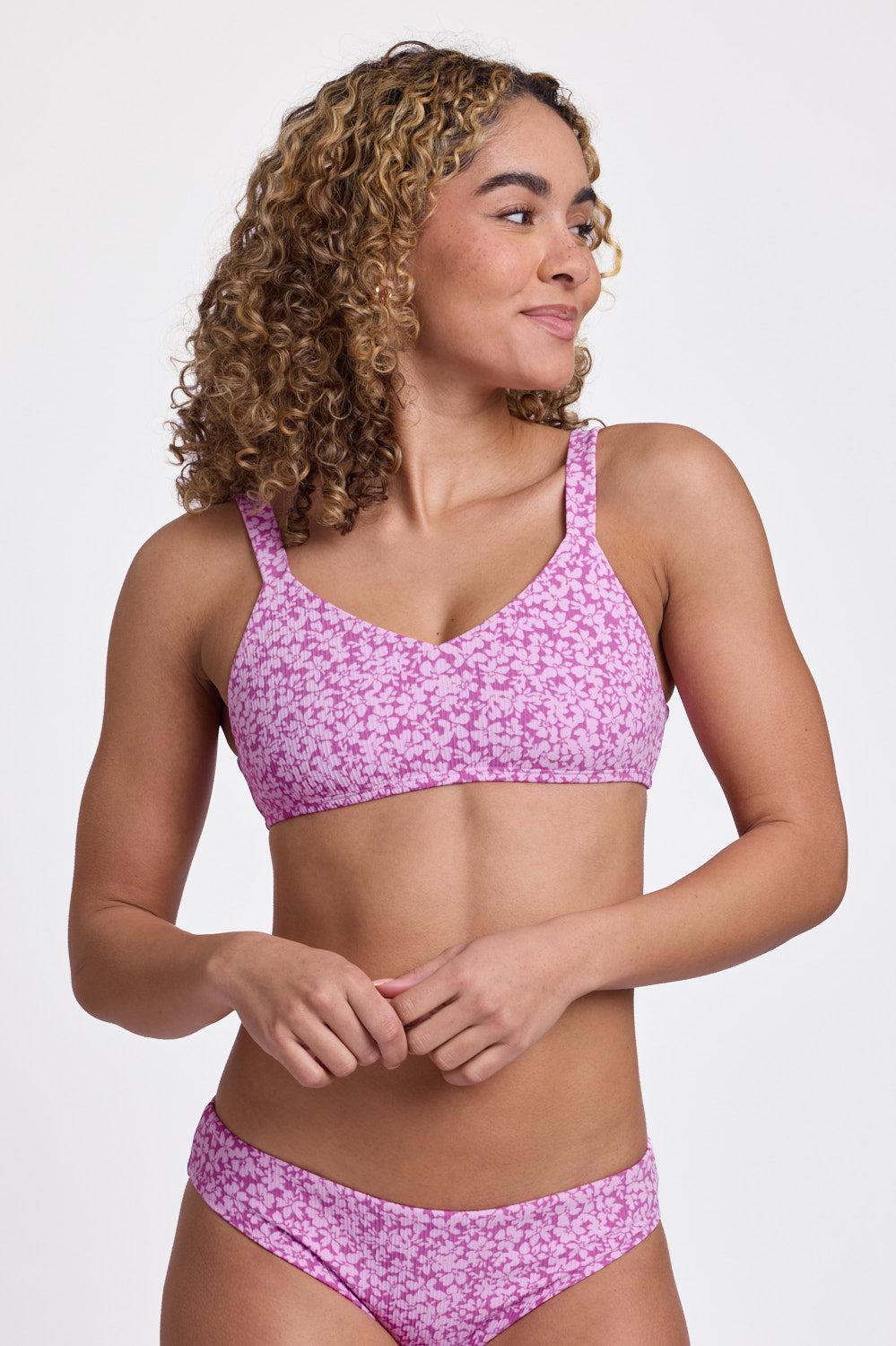 Kacey Ribbed Bikini Top Product Image