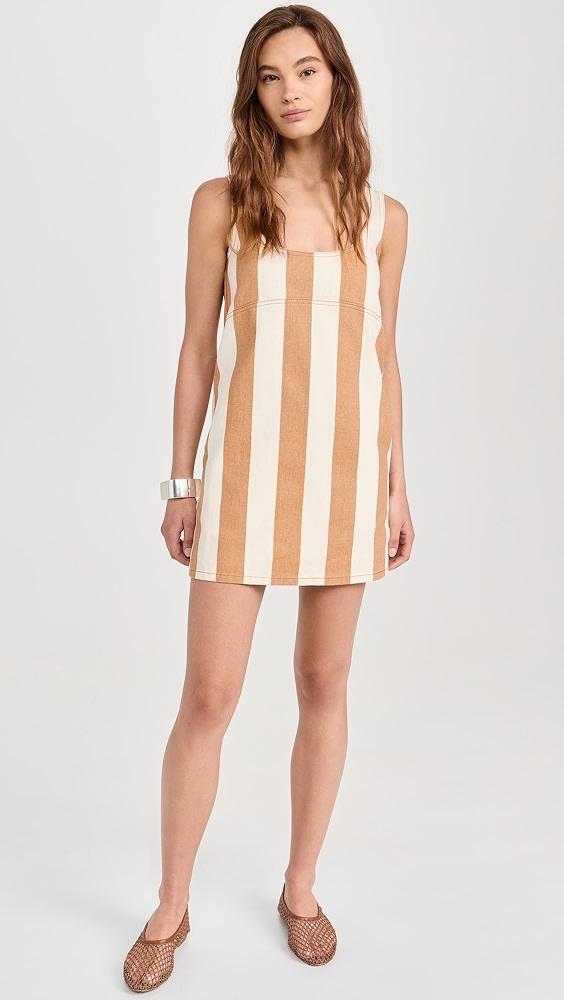 SIMONMILLER Sahara Striped Denim Dress | Shopbop Product Image