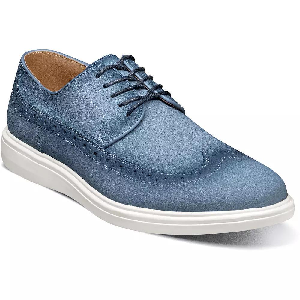 Stacy Adams Trudell Men's Wingtip Oxfords, Size: 8, Light Blue Product Image