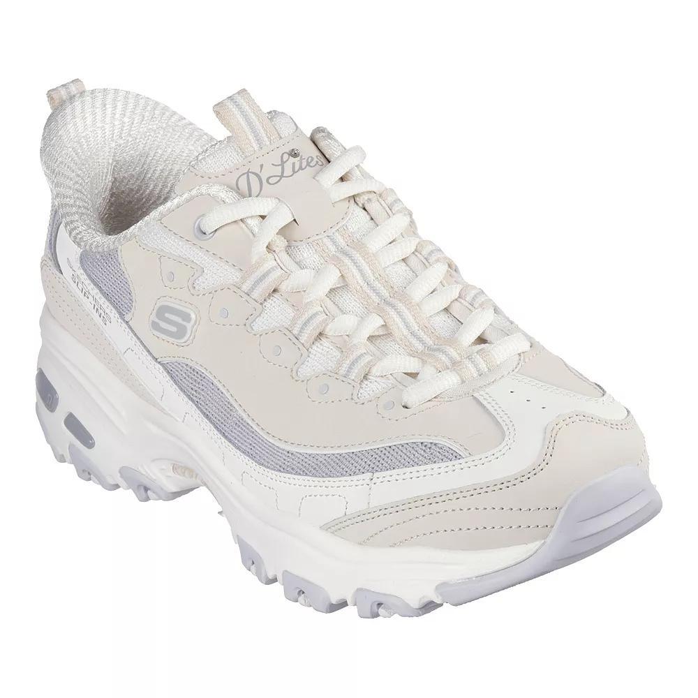 Skechers Hands Free Slip-ins® D'Lites Women's Sneakers, Size: 5, Natural Gray Product Image