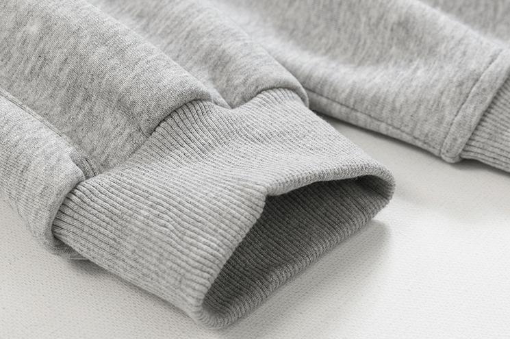 RT No. 4091 GRAY ZIP-UP HOODIE & SWEATPANTS (TOP & BOTTOM) Product Image