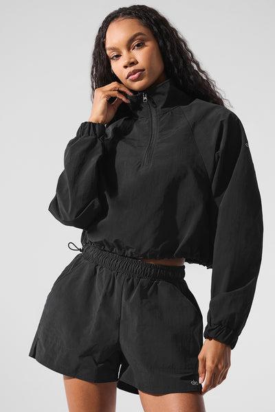 Alo Yoga | Cropped 1/4 Zip Alumni Pullover Top Size: XS Product Image