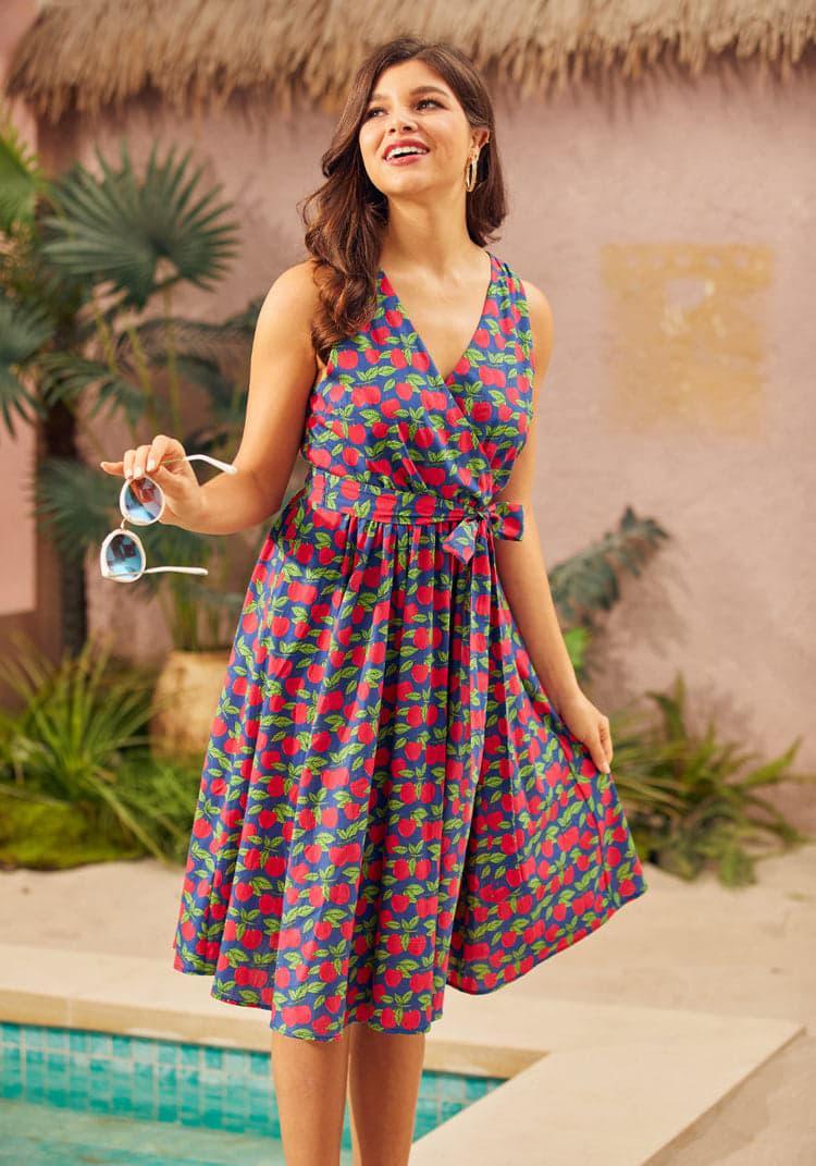 Instant Energy Faux-Wrap Dress Product Image