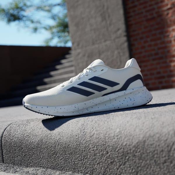 adidas Runfalcon 5 Running Shoes Cloud White 8 Mens Product Image