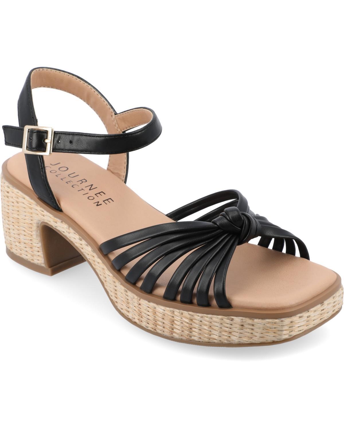 Journee Hally Women's Tru Comfort Foam™ Sandals, Size: 8.5, Off White Product Image