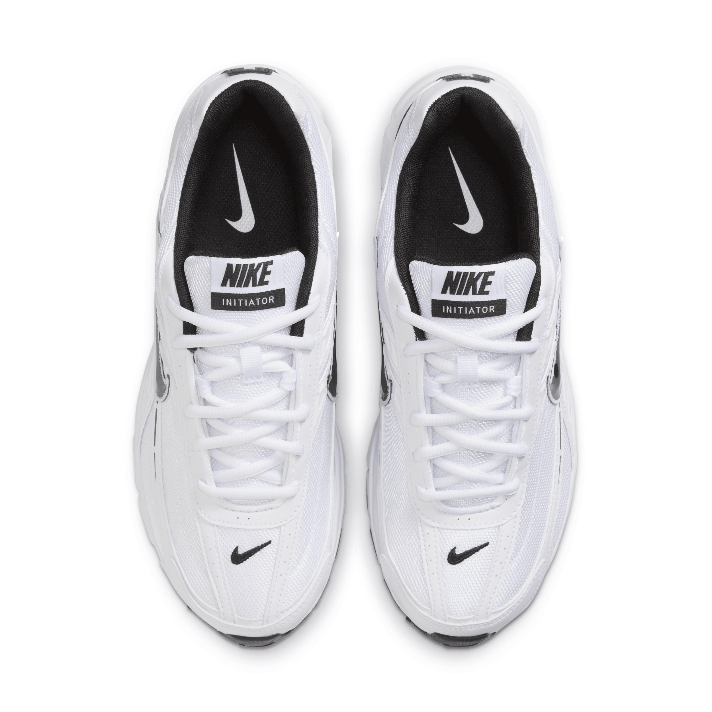 Nike Initiator Men's Running Shoes, Size: 8.5, White Black Product Image