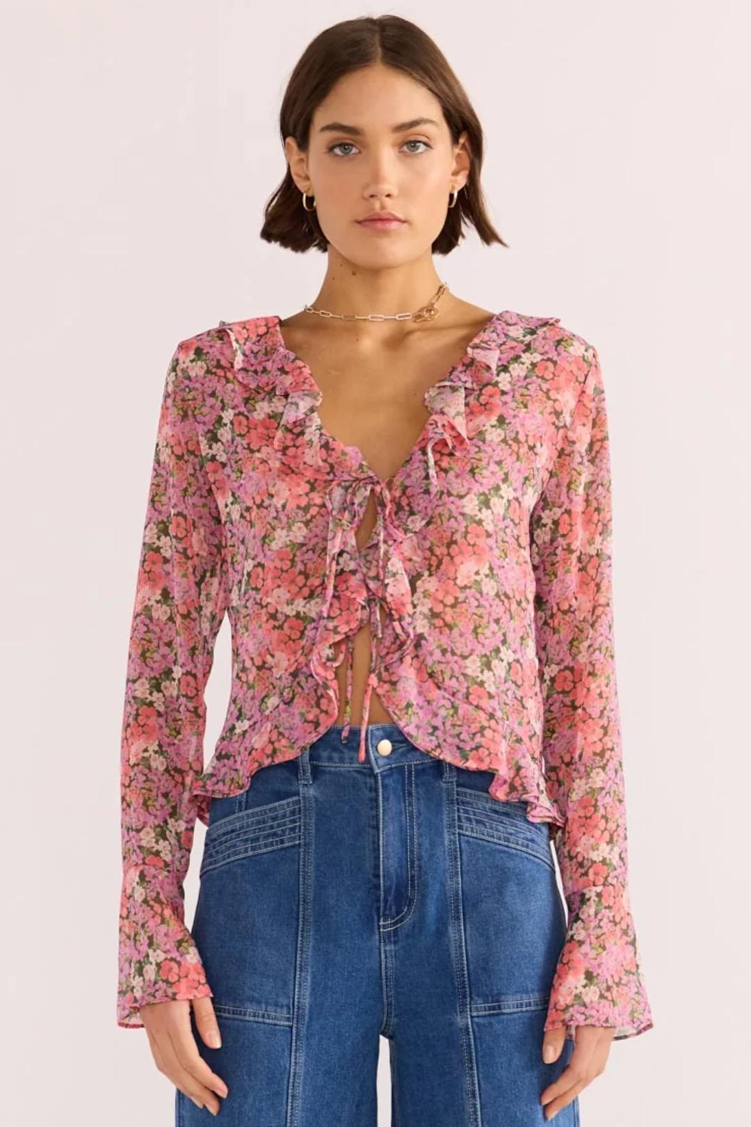 Amelia Ruffle Blouse Product Image