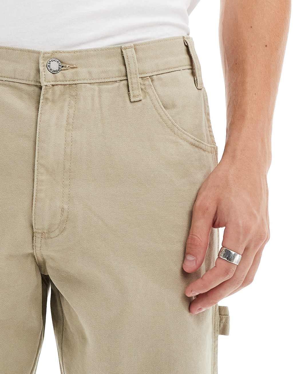 Dickies Duck carpenter pants in brown Product Image