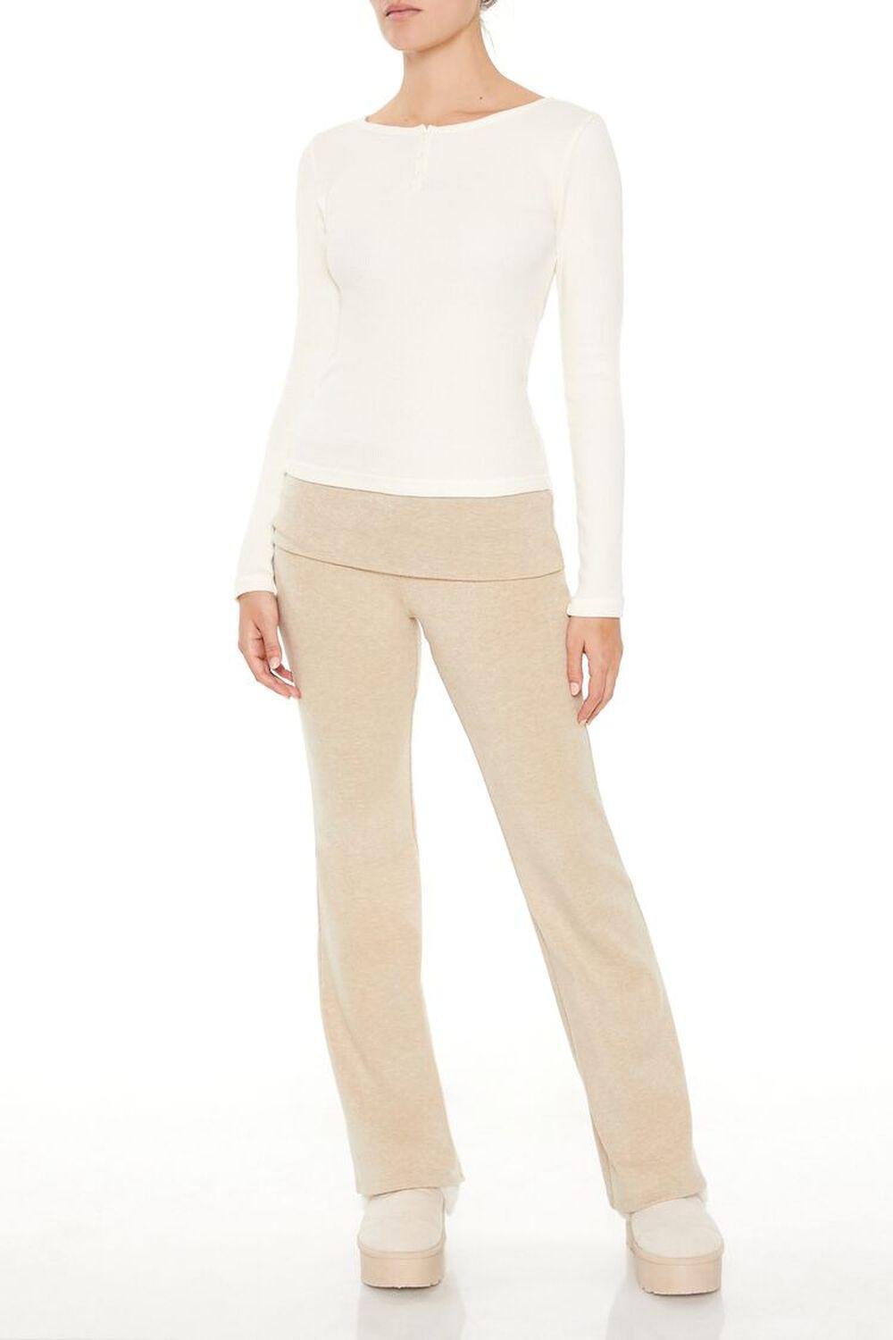 Thermal Long-Sleeve Henley Top | Forever 21 Product Image