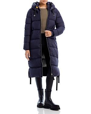 Womens Panda Quilted Long Coat Product Image