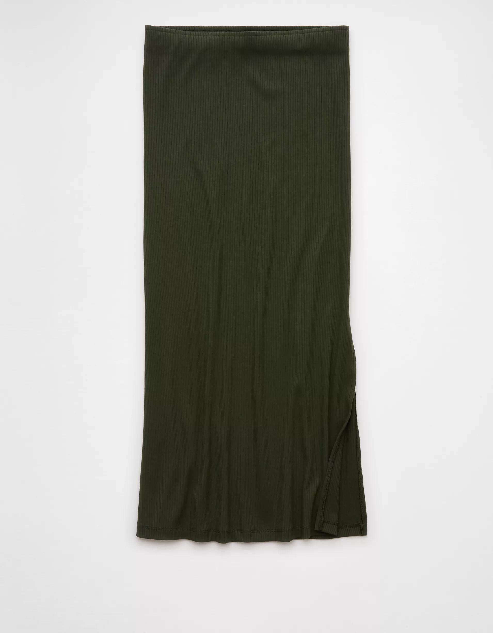 AE High-Waisted Column Maxi Skirt Product Image