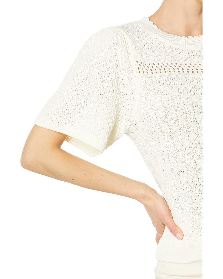 Wide Trim V-neck Sweater Product Image
