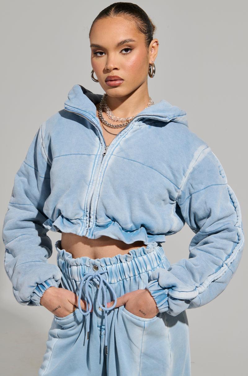HONEY HONEY FRENCH TERRY BOMBER Product Image
