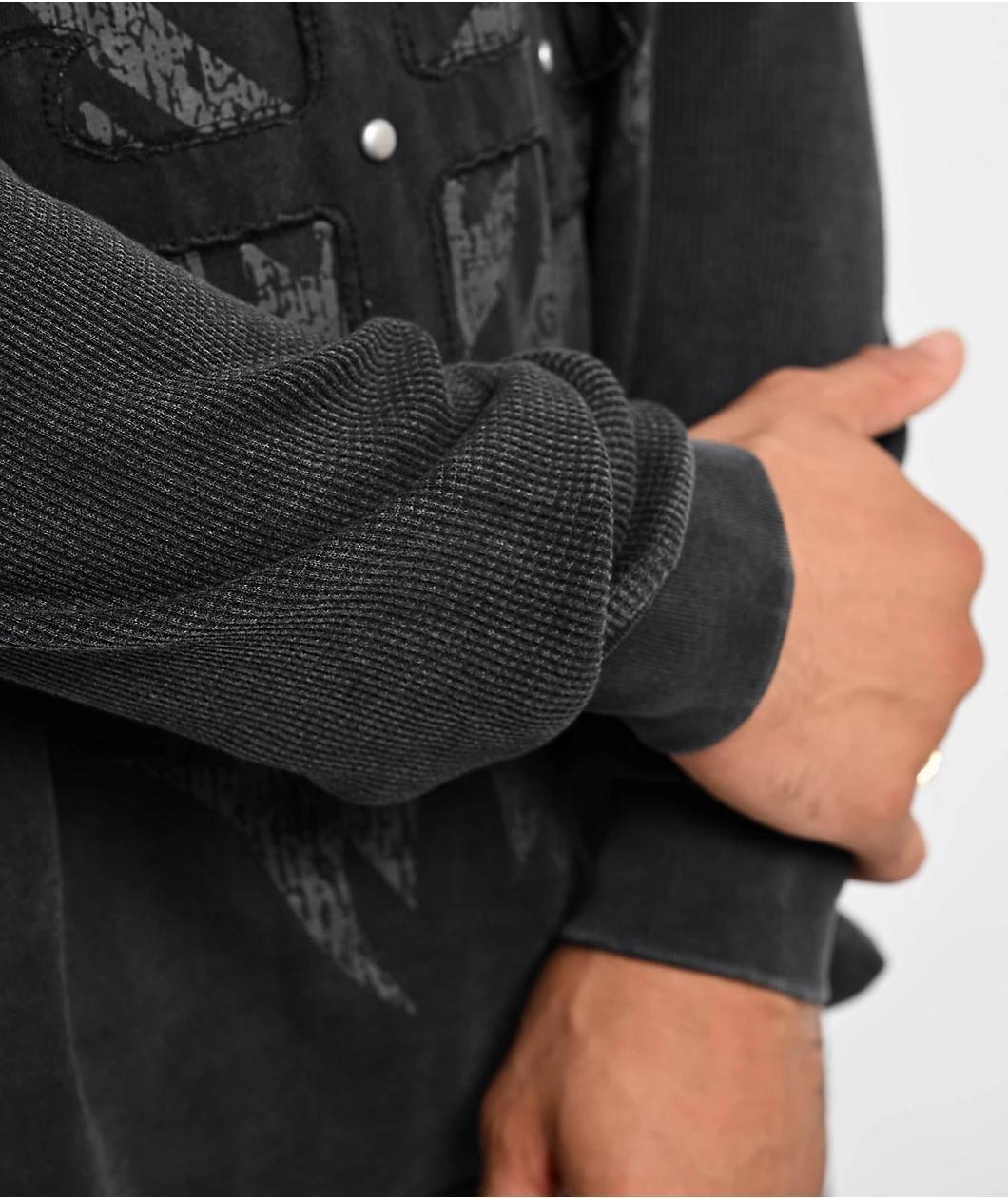 Personal Fears J Train Charcoal 2fer Long Sleeve T-Shirt Product Image