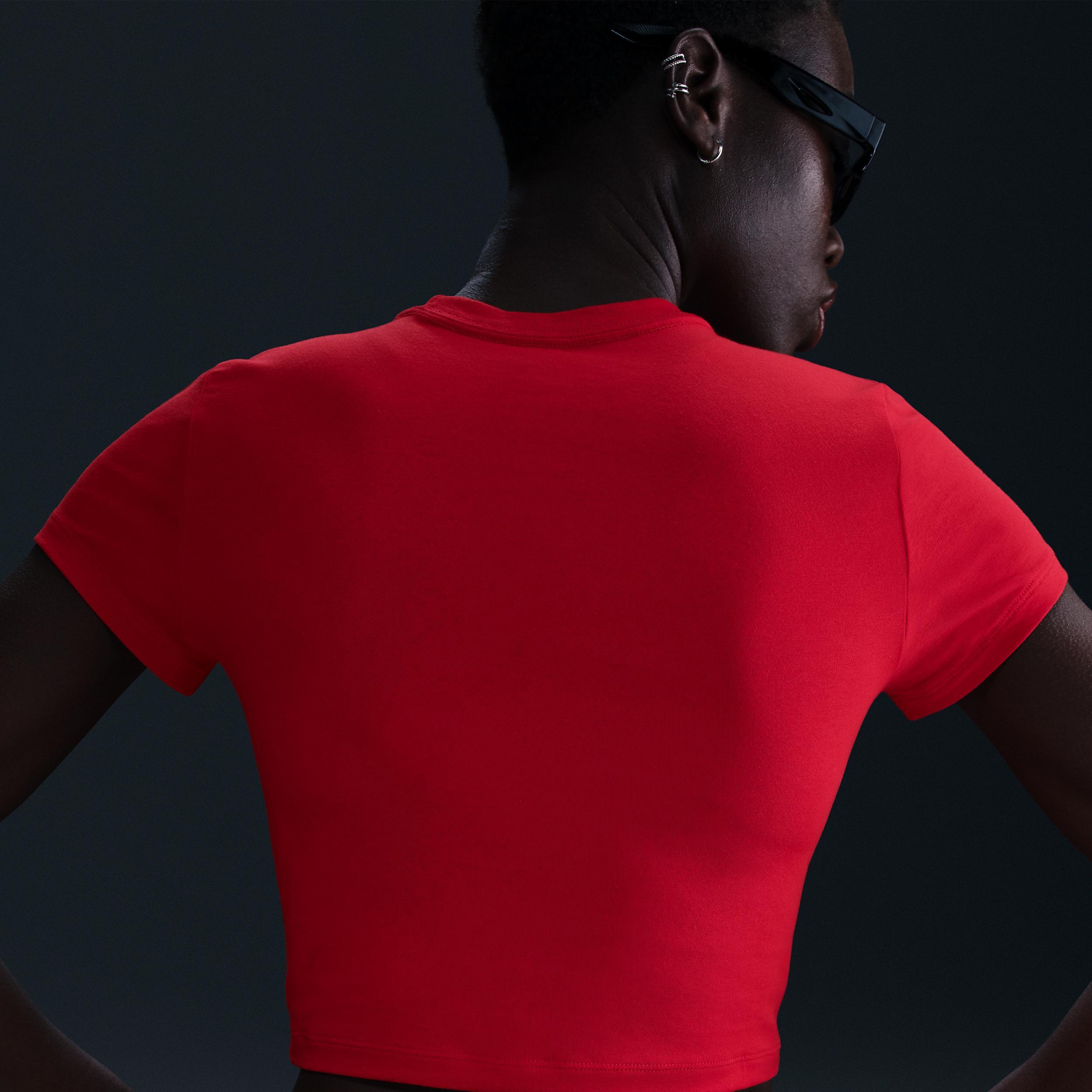 Nike Sportswear Chill Knit Women's Slim Cropped T-Shirt Product Image