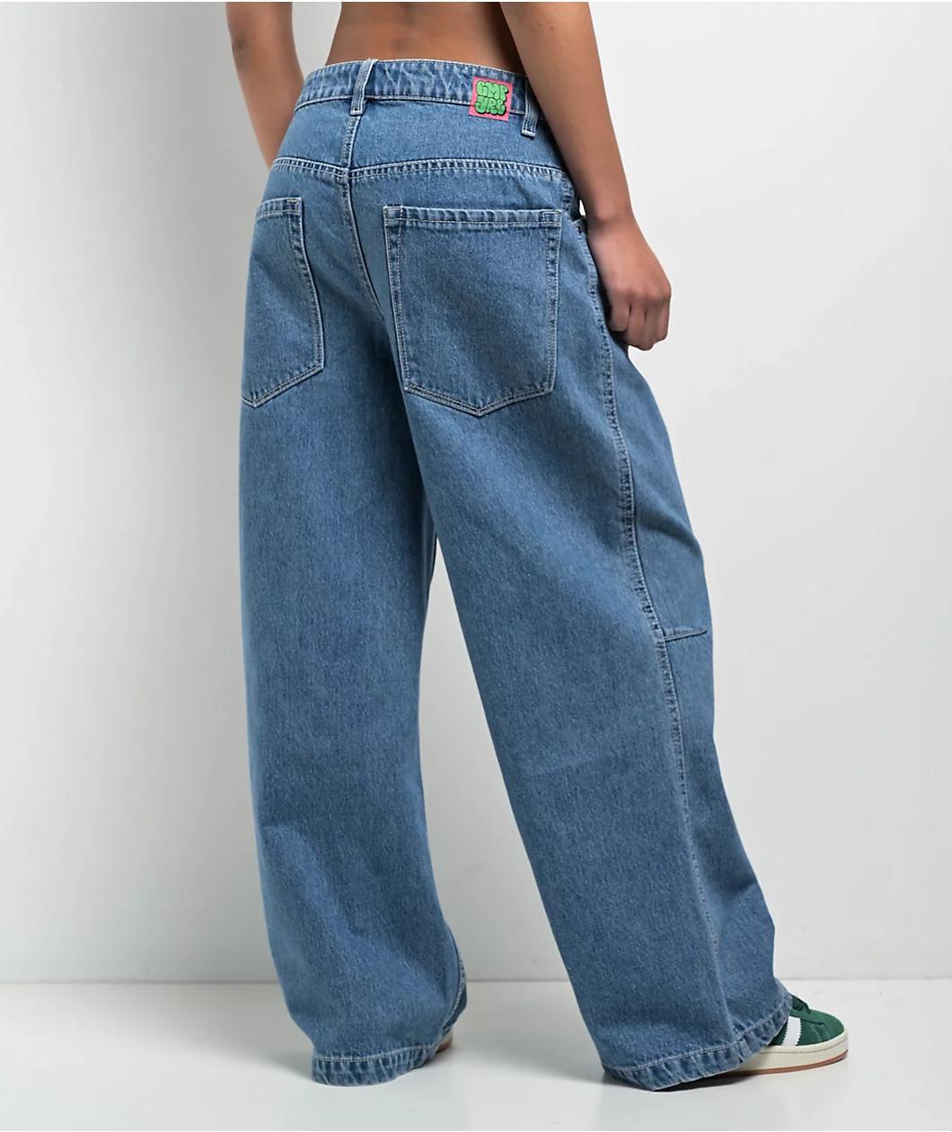 Empyre Extent Billie Low Rise Wide Leg Denim Jeans Product Image