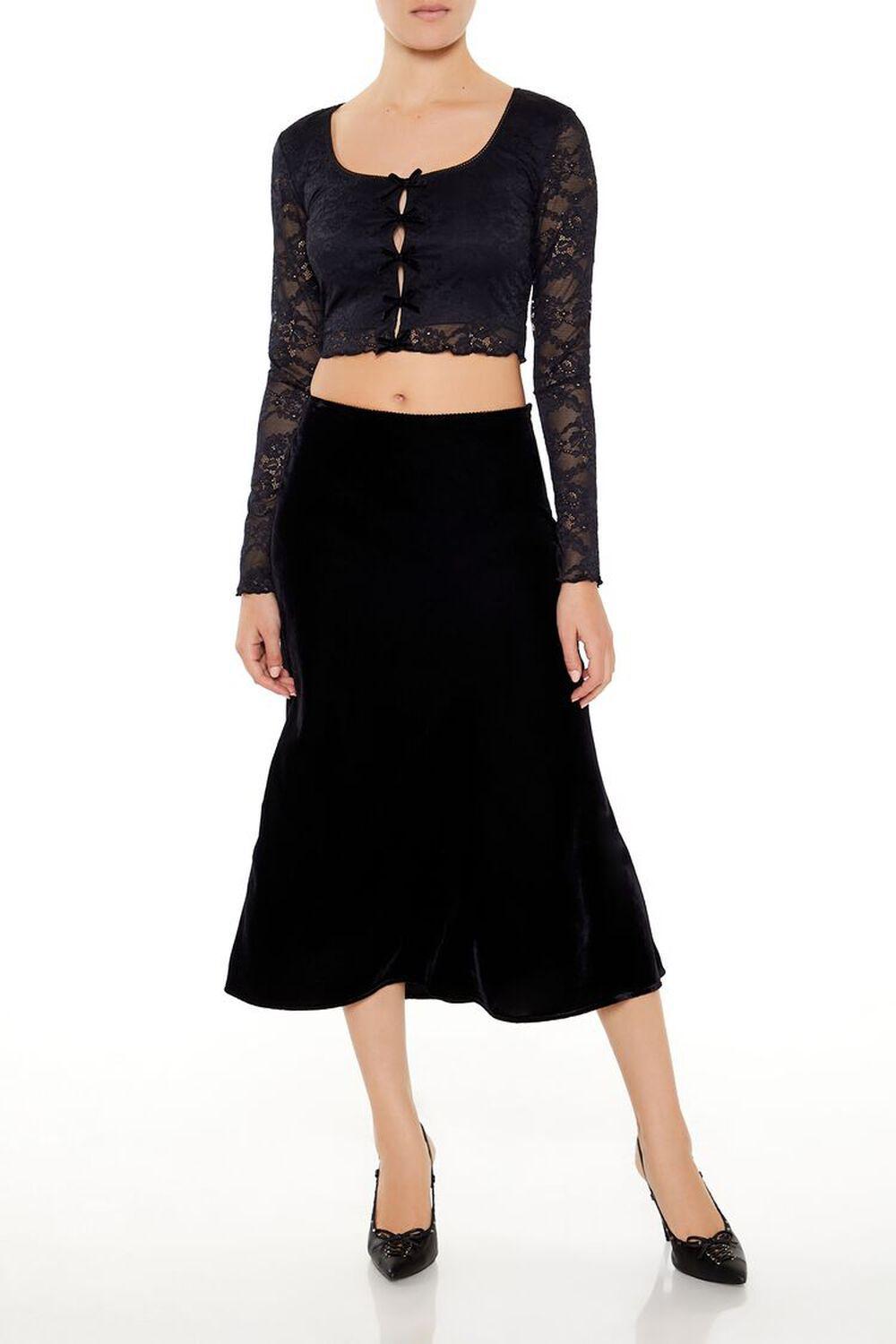 Lace Bow Crop Top | Forever 21 Product Image