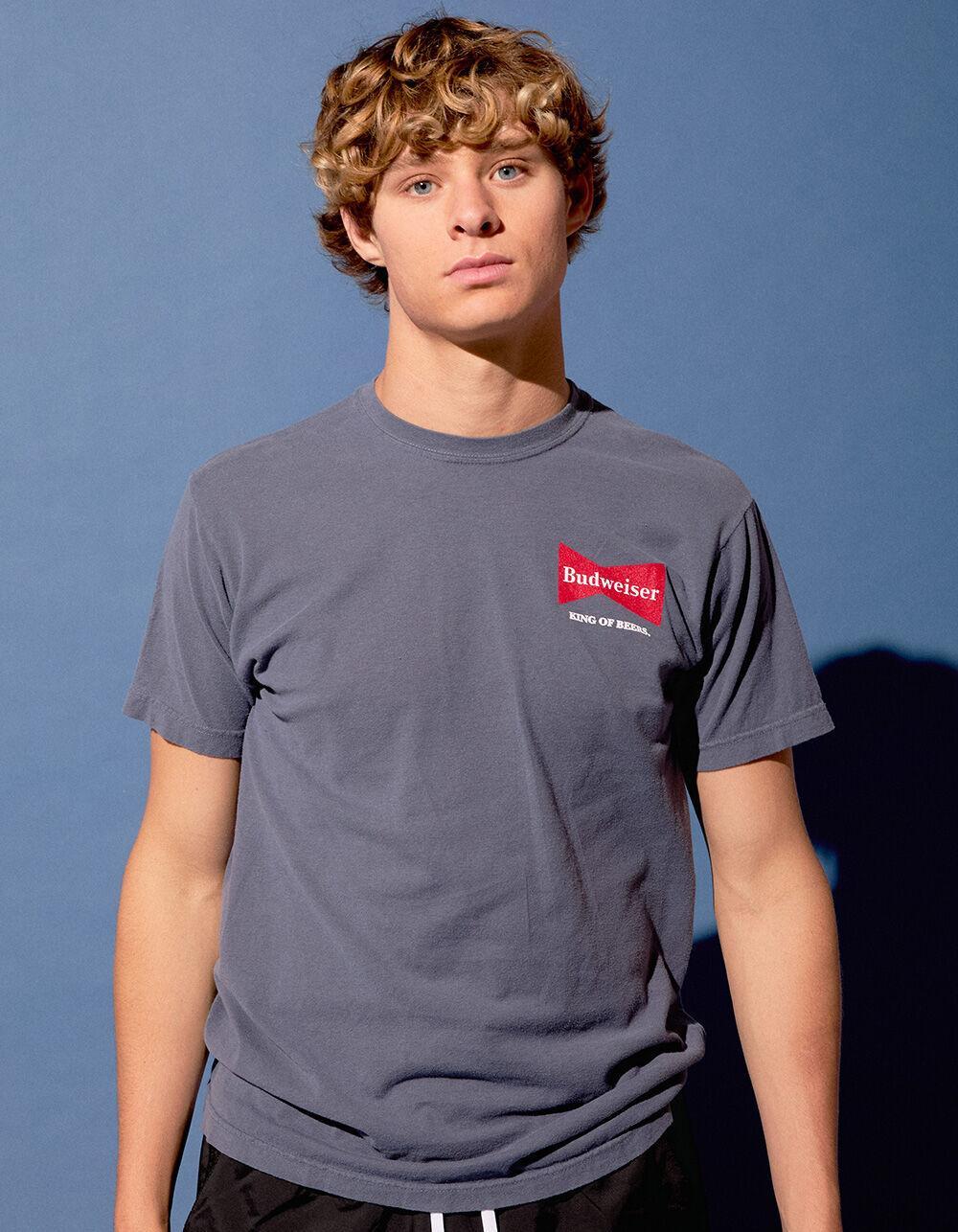BUDWEISER Bowling Break Mens Tee - NAVY Product Image