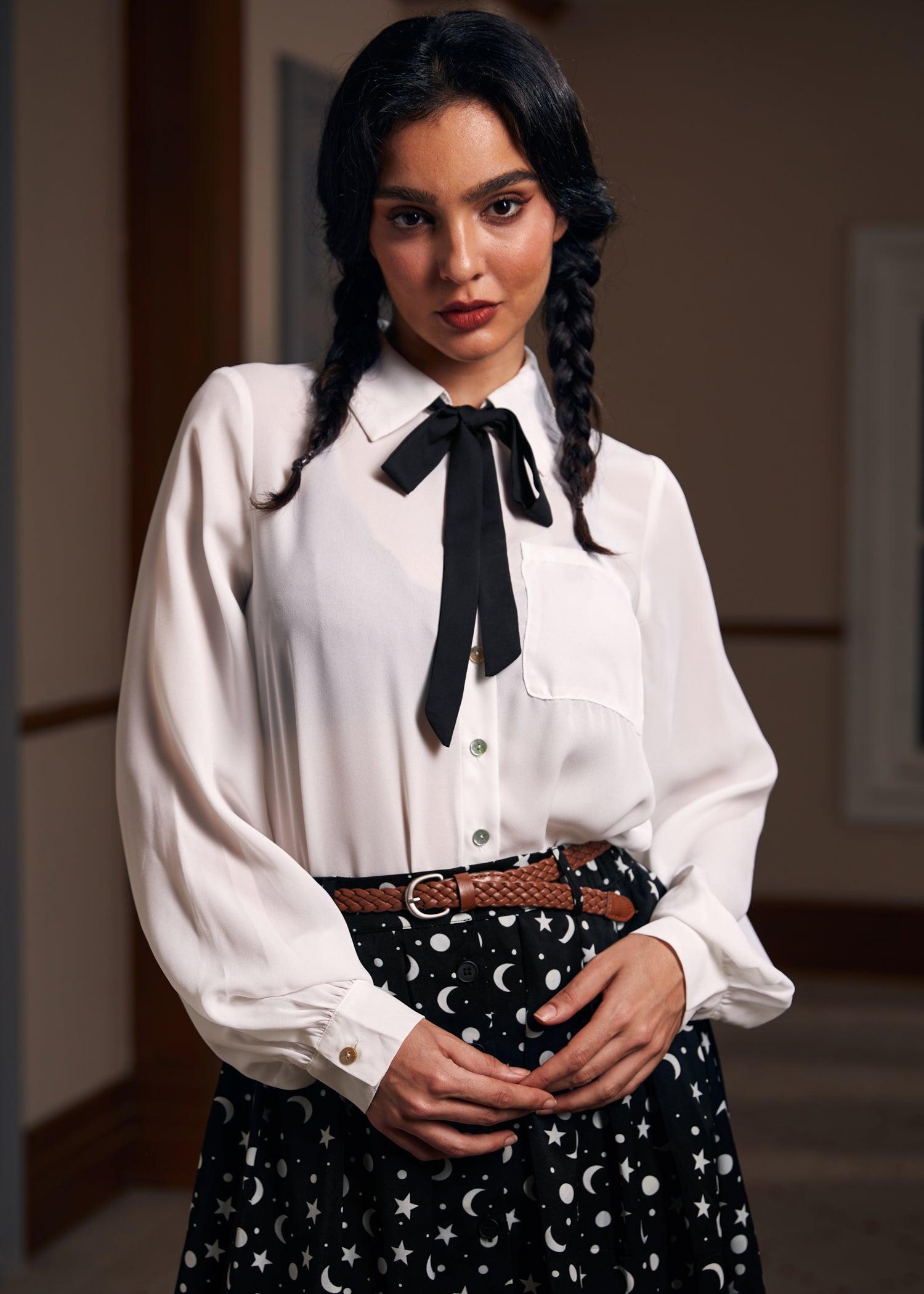 Enchanted Evening Collared Blouse Product Image