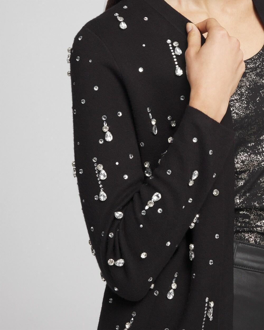Embellished Long-sleeve Cardigan Product Image