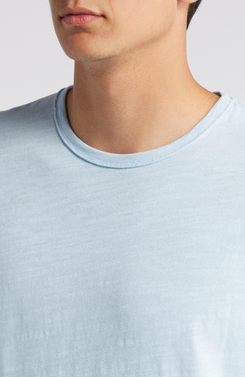 rag & bone Men's Classic Flame Slub Cotton T-Shirt in Light Blue at Nordstrom, Size Medium Product Image