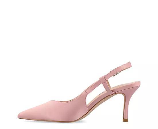 Journee Collection Knightly Womens Slingback Heels Red Product Image