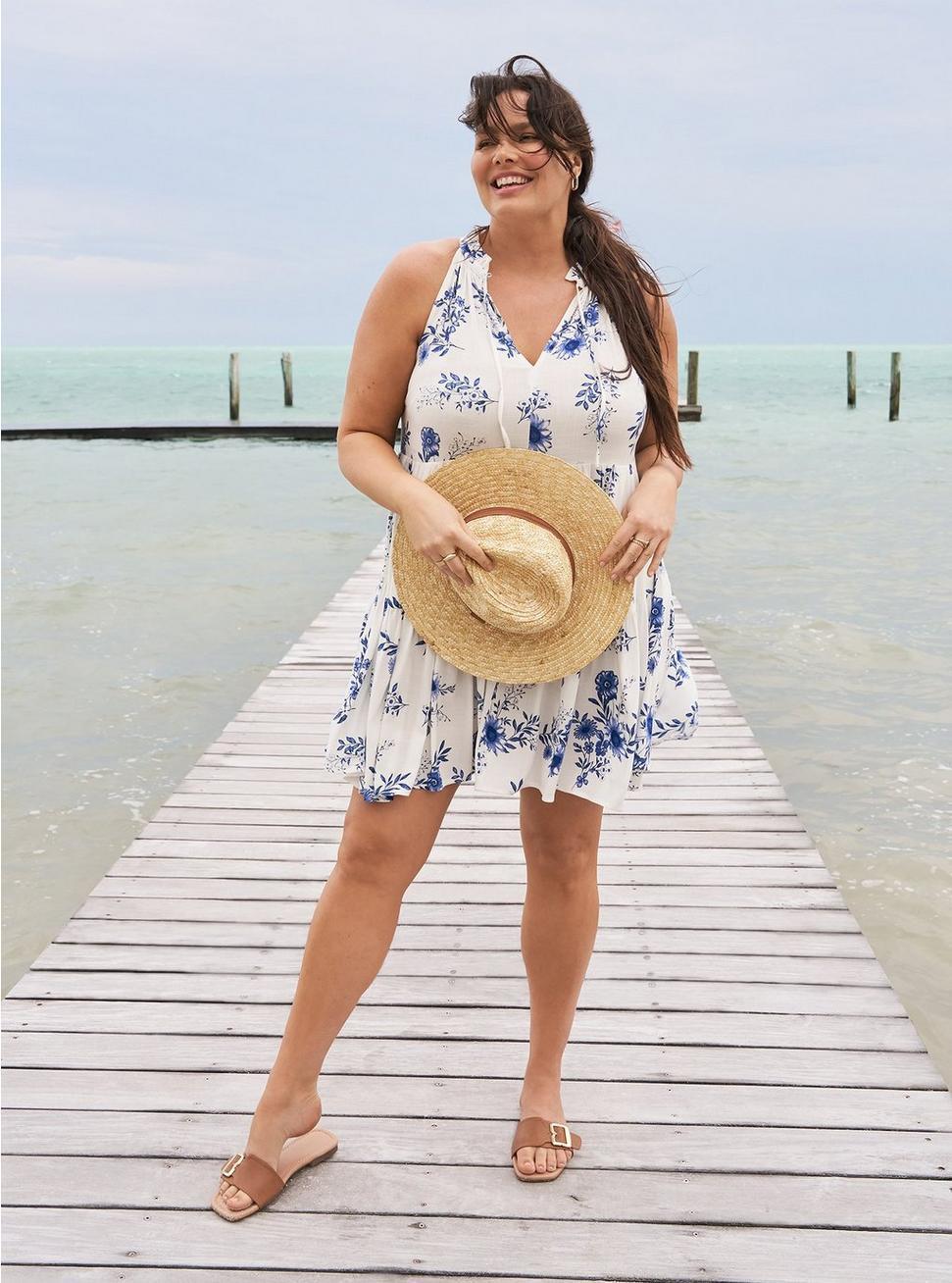 Belle Isle Tiered Mini Dress Product Image