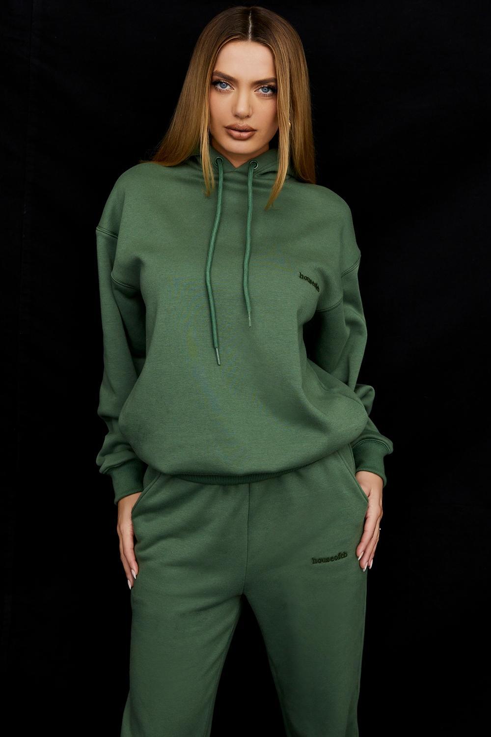 Halo  moss oversized hoodie Product Image