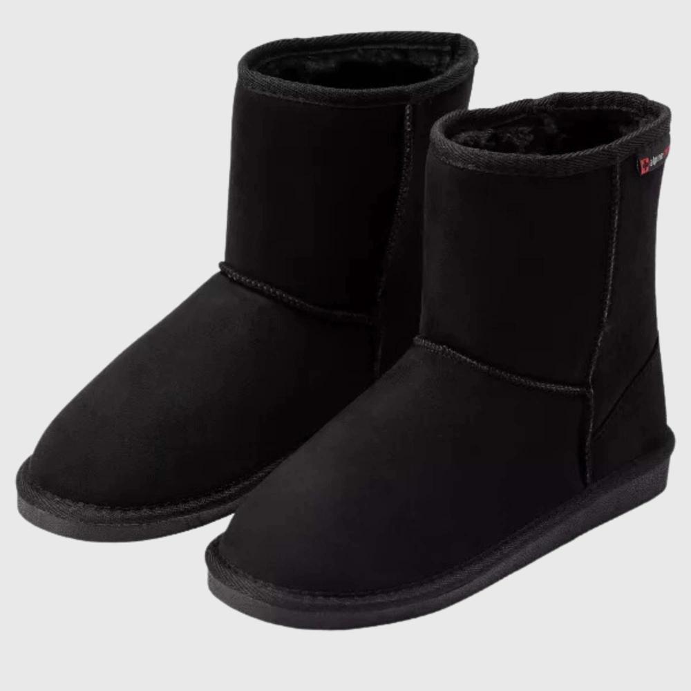 Alpine Swiss Womens Classic Short Winter Boots Faux Fur Lined Warm Comfort Shoes Product Image
