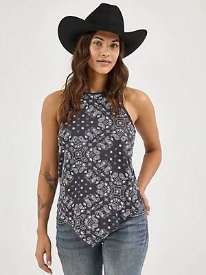 Women's Wrangler Allover Bandana Print Tank | Women's TOPS | Wrangler® Product Image
