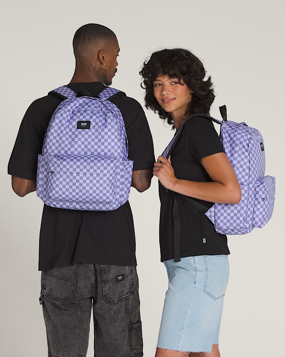 Old Skool Checkerboard Backpack in Purple Haze| Vans US Product Image