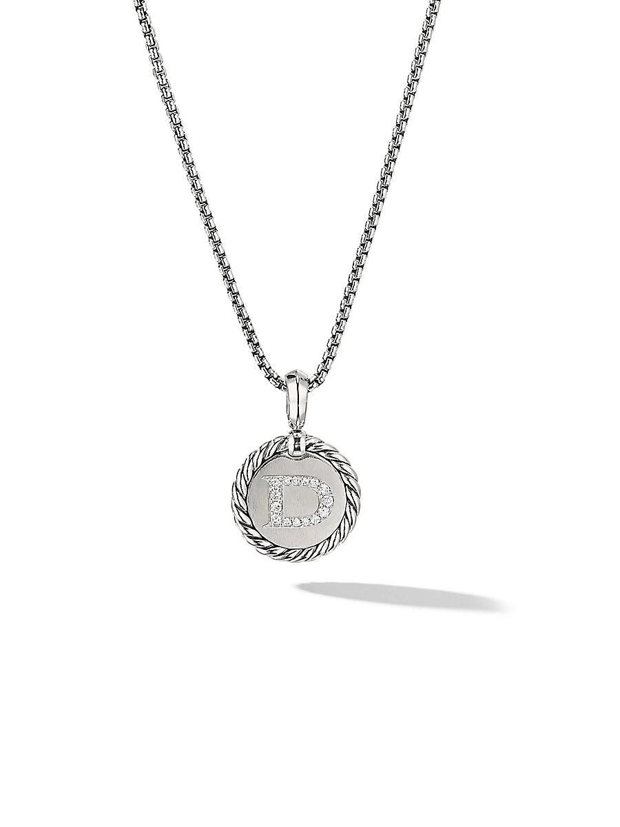 David Yurman Sterling Silver Cable Collectibles Initial Charm Product Image