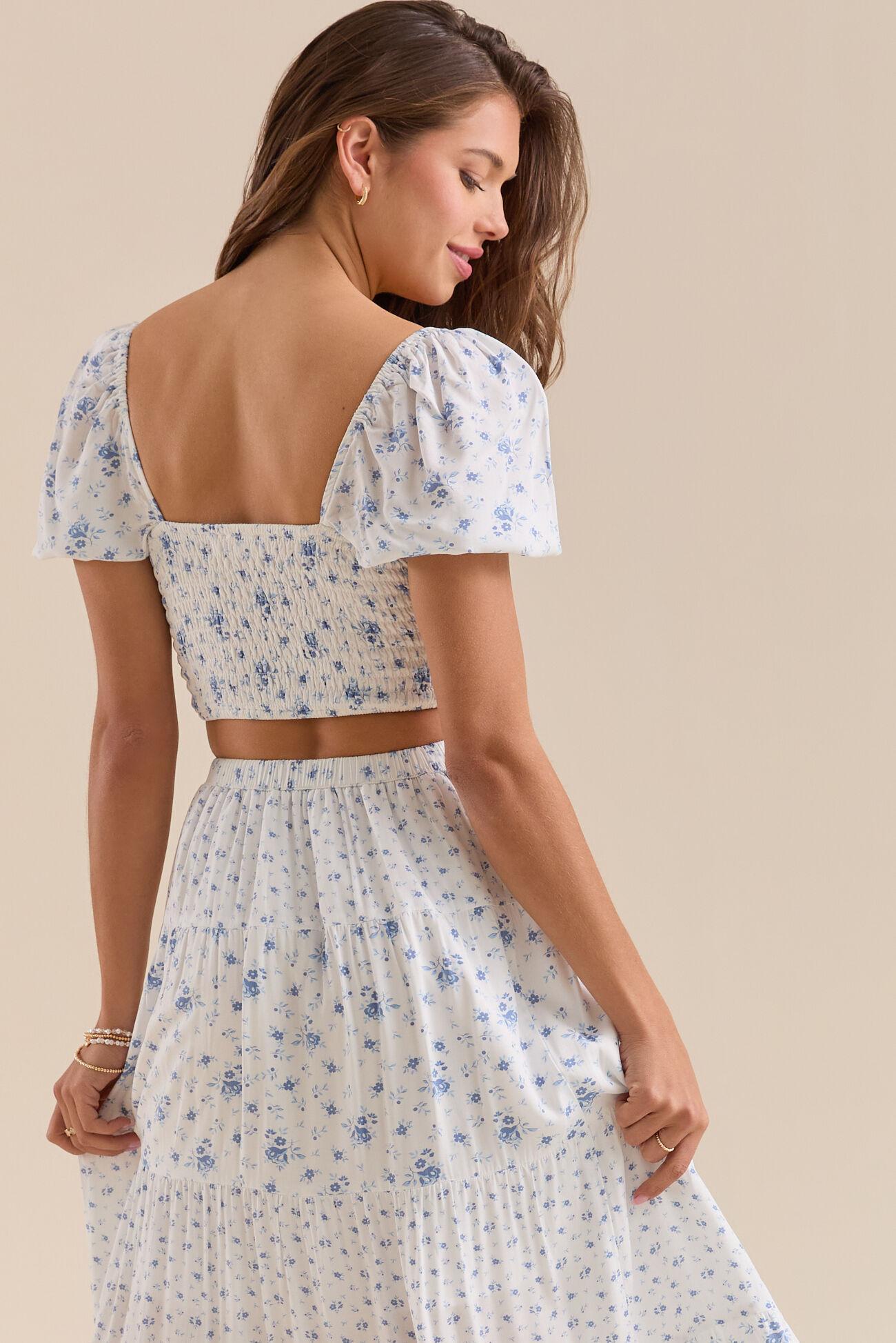 Maia Floral Crop Top Product Image