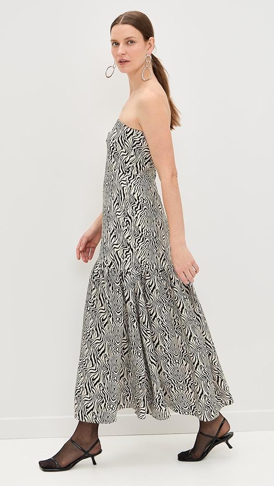 endless rose Strapless Asymmetrical Maxi Dress | Shopbop Product Image