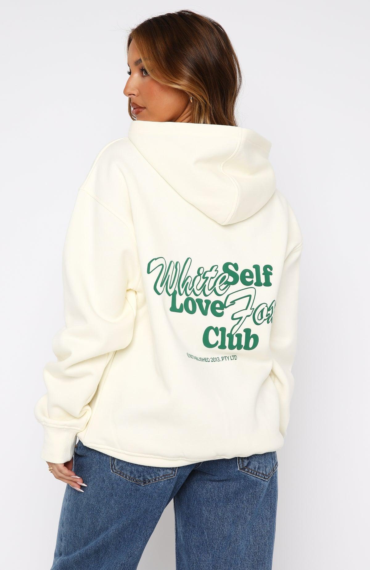 Self Love Always Oversized Hoodie Cream Product Image
