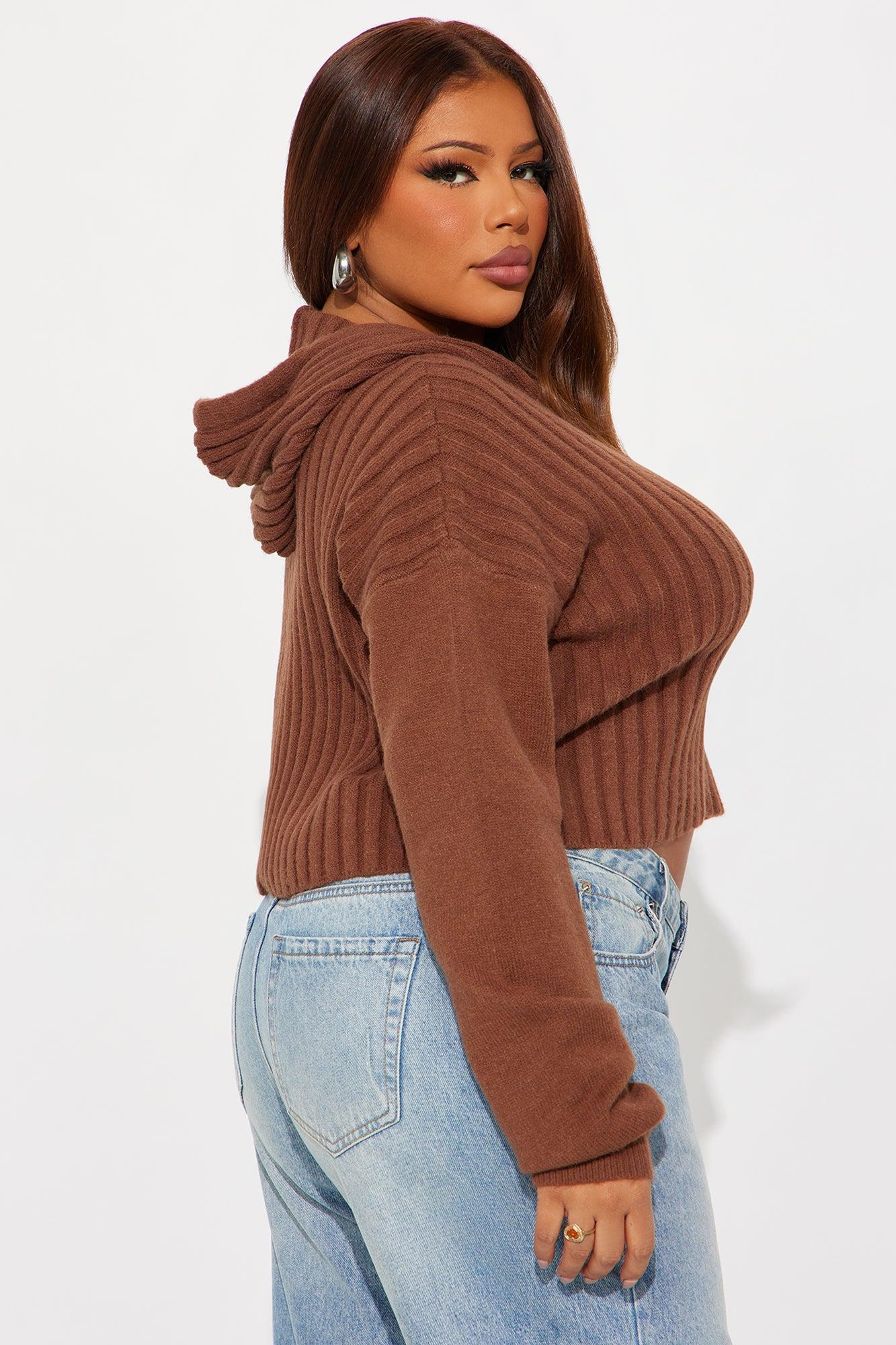 Coco Hooded Sweater - Mocha Product Image