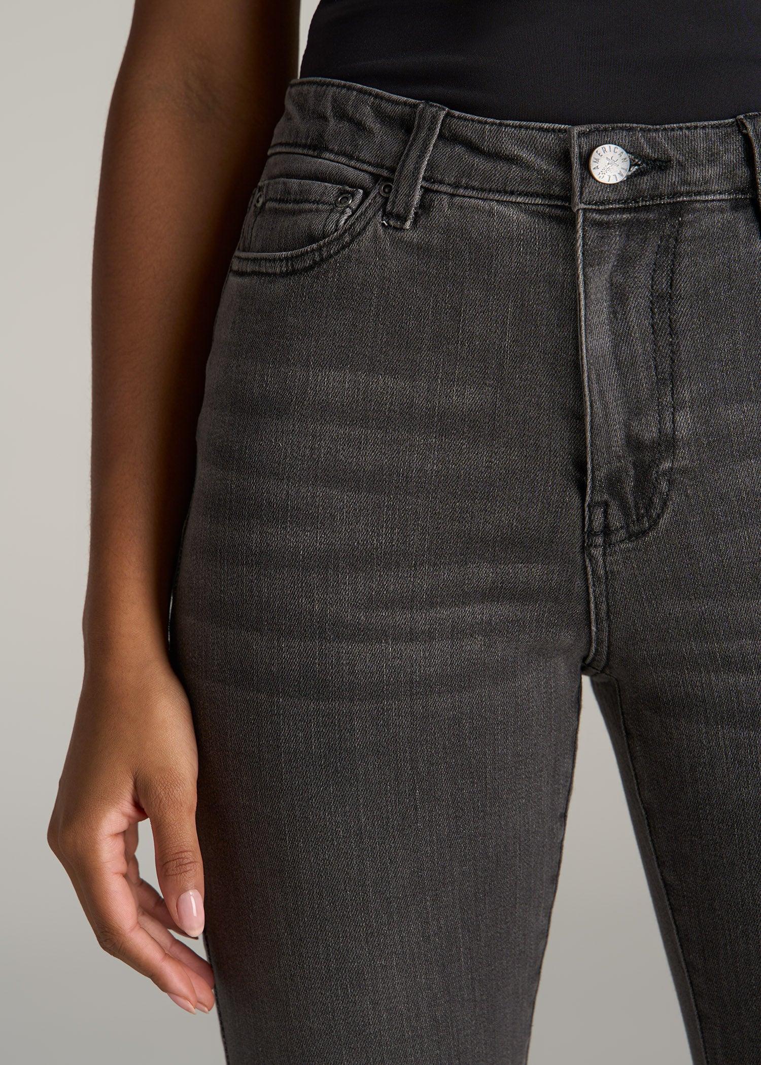Georgia HIGH RISE SKINNY Tall Women's Jeans in True Grit Grey Product Image