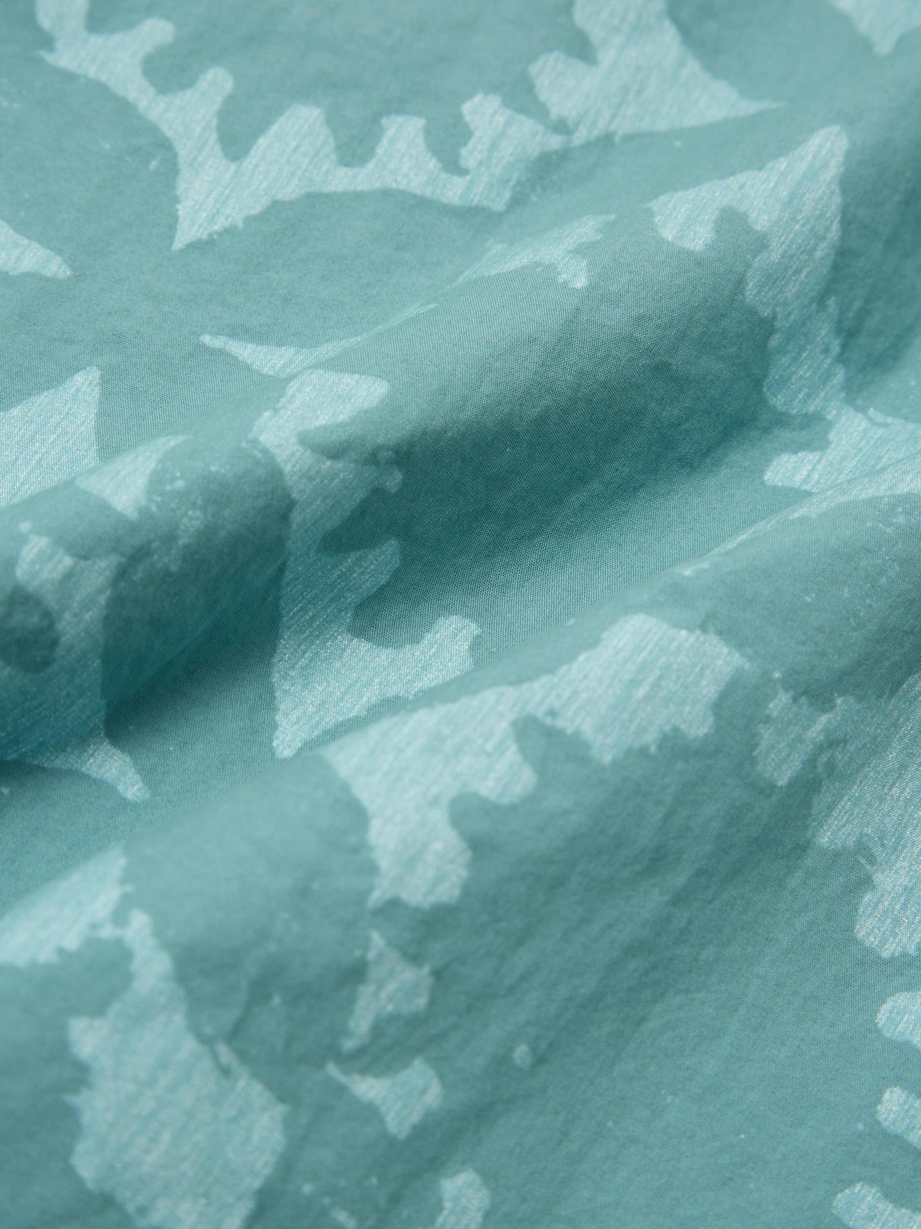 Universal Works Road Shirt in Sea Blue Sun Print Product Image