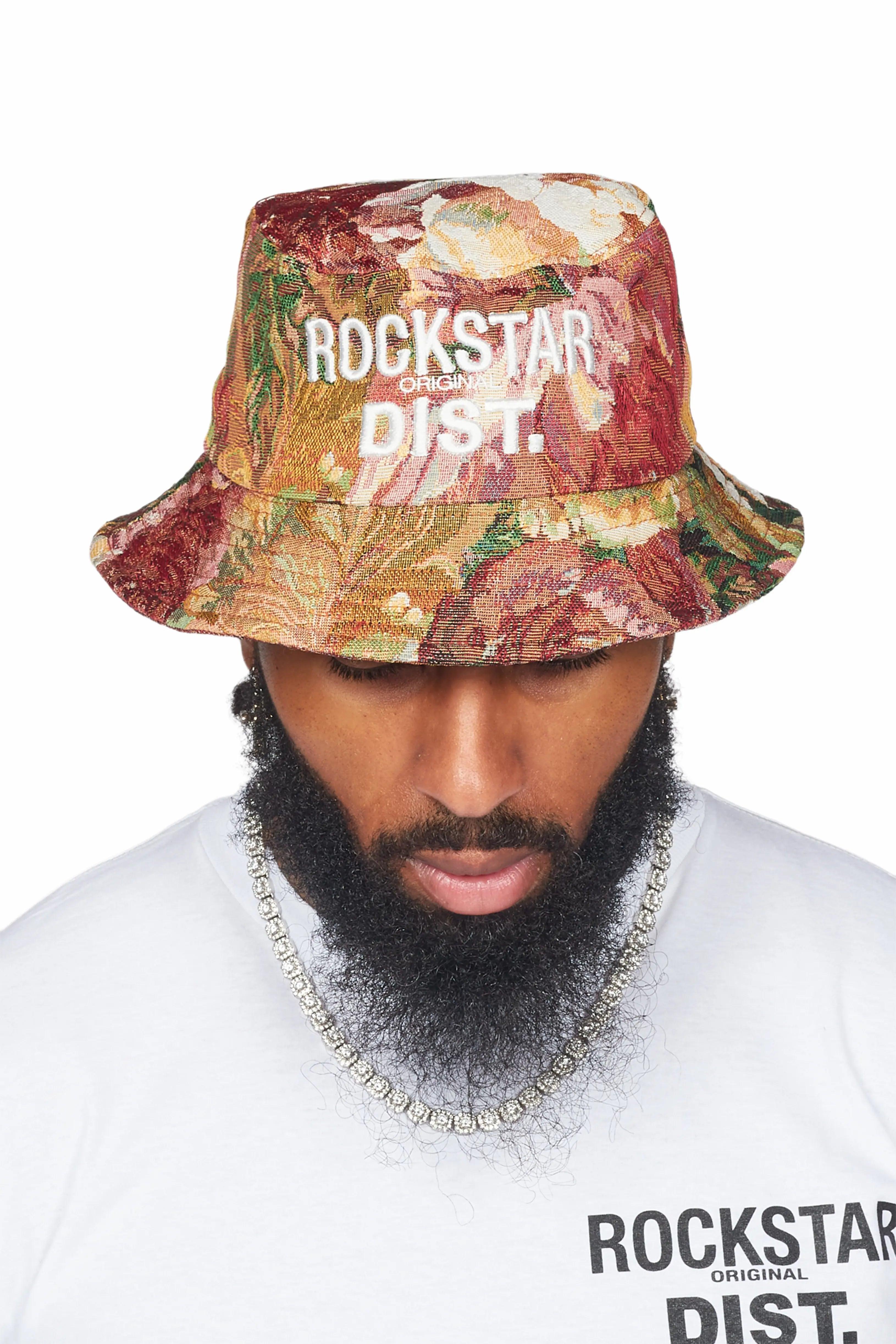 Nieisha Black Tapestry Bucket Hat Female Product Image