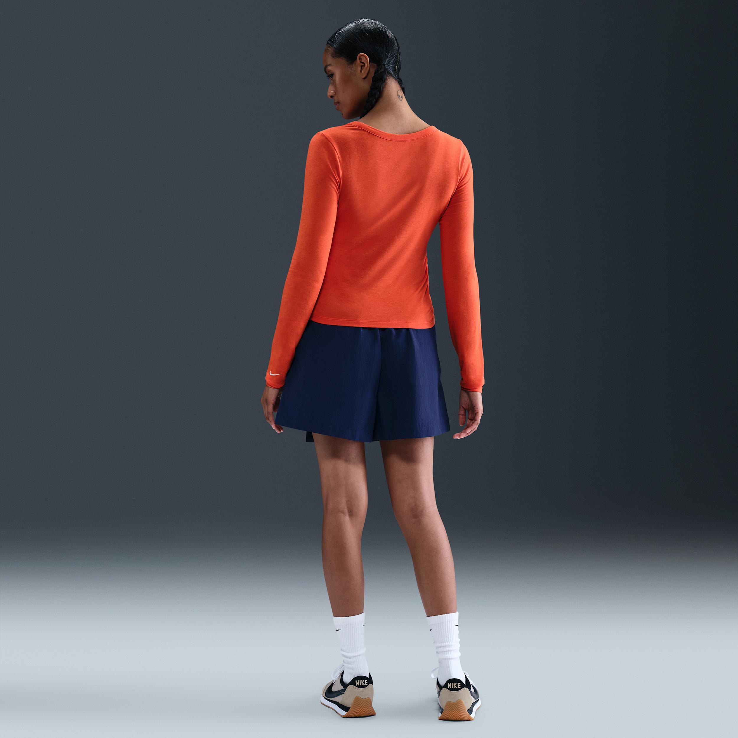 Women's Nike Sportswear Chill Knit Long-Sleeve Top Product Image