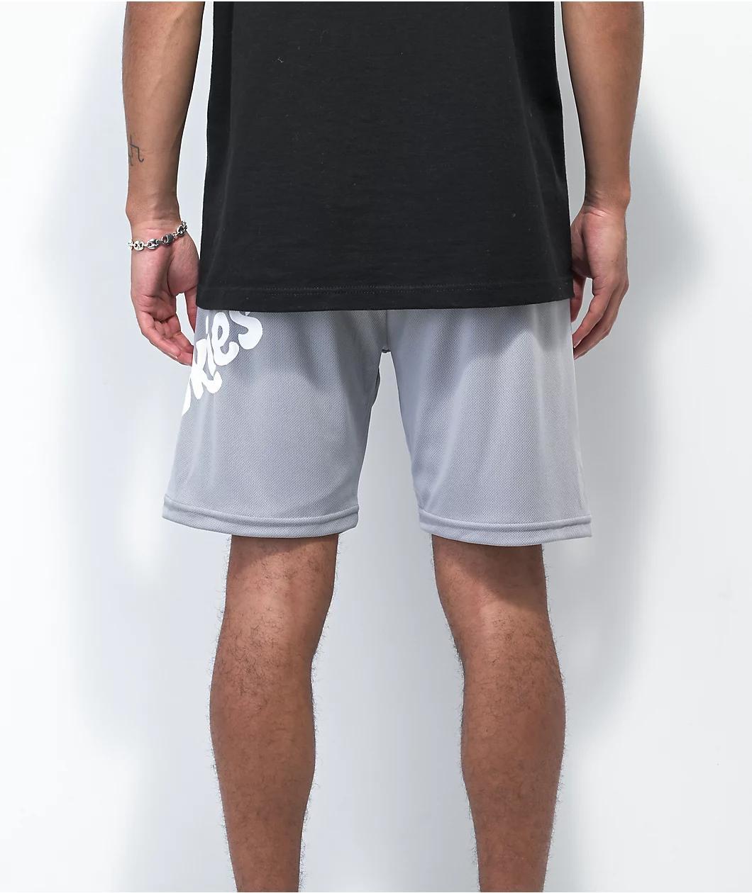 Cookies OG Mint Grey Mesh Shorts Product Image