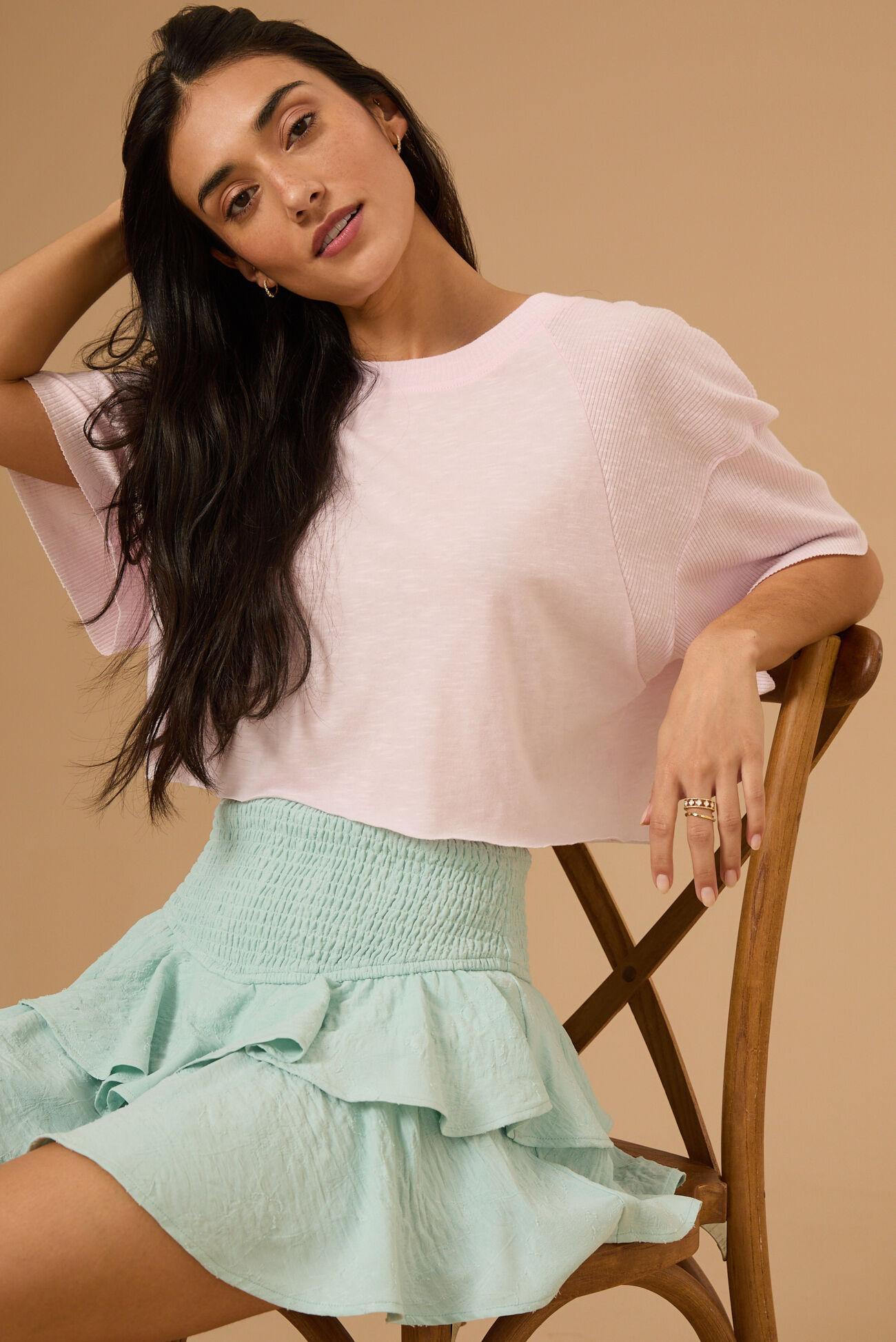Riley Boxy Slub Tee Product Image