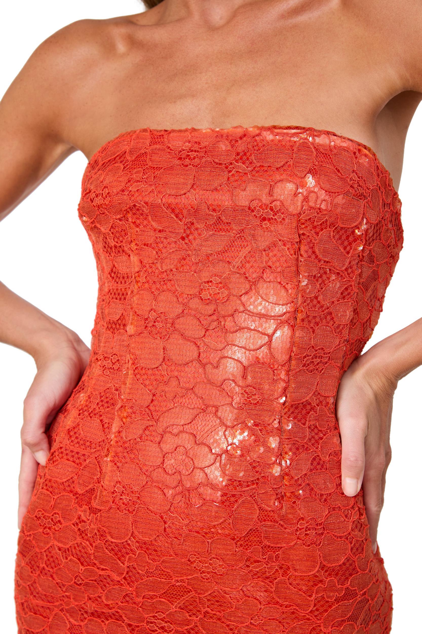 Strapless Mini Dress with Boning Detail Product Image